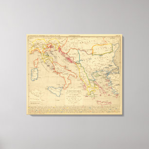 ルエンパイア・グレック、リタリー、1300 a 1400 キャンバスプリント