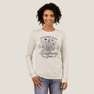 ルカの福音書12章 クリスチャン柄のワイルドフラワー トライブレンドＴシャツ