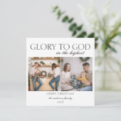 ルカの福音書 2:14 栄光は高いところの神に、平和は神の恵みによってこの地上の人々に シーズンカード (スタンド正面)