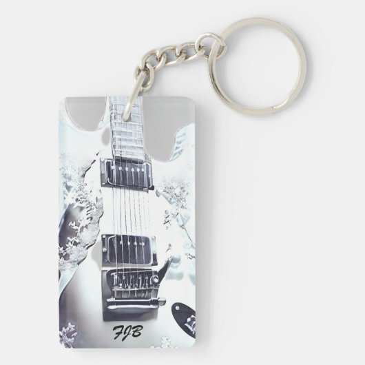 ルカイトギター結婚式の引き出物 キーホルダー (裏面)