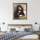 ルカスクロウテバイレオンジャンバジルペロー キャンバスプリント (インサイチュ (寝室))