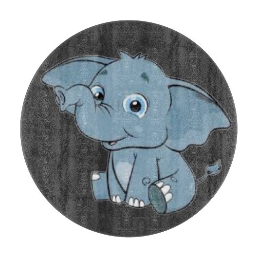 ルカスザベビーゾウ カッティングボード (正面)