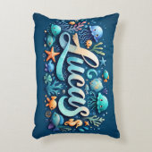 ルカスネーム海テーマ装飾海生活 アクセントクッション (正面(垂直))