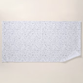 ルカス紙吹雪水彩画ドット ビーチタオル (正面)