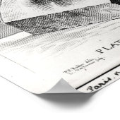 ルカス・エミールが彫ったプラトンの胸像 ポスター (角)