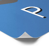 ルカフェデプチエンパリ(bleu) ポスター (角)