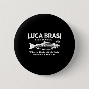ルカブラーシ魚市場 ゴッドファーザー 1945年創業 魚 缶バッジ