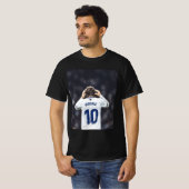 ルカモドリッククラシック選手 Tシャツ (正面フル)