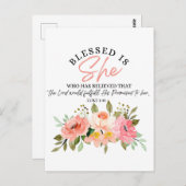 ルカ1時45分は賛美彼女のフローラ聖なる書物、 経典 ポストカード (正面/裏面)