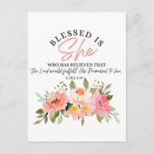 ルカ1時45分は賛美彼女のフローラ聖なる書物、 経典 ポストカード (正面)