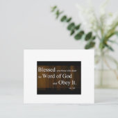 ルカ11:28 ポストカード (スタンド正面)