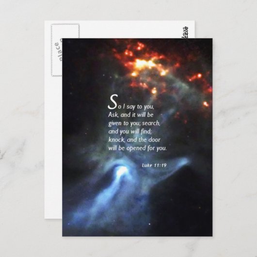 ルカ11:9 ポストカード (正面/裏面)