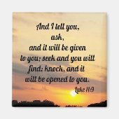 ルカ11:9 マグネット (正面)