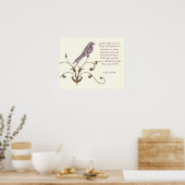 ルカ12:24ラヴェンスのコラージュを考える ポスター (キッチン)