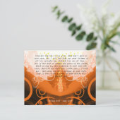 ルカ12:27ユリの成長を考える。 ポストカード (スタンド正面)