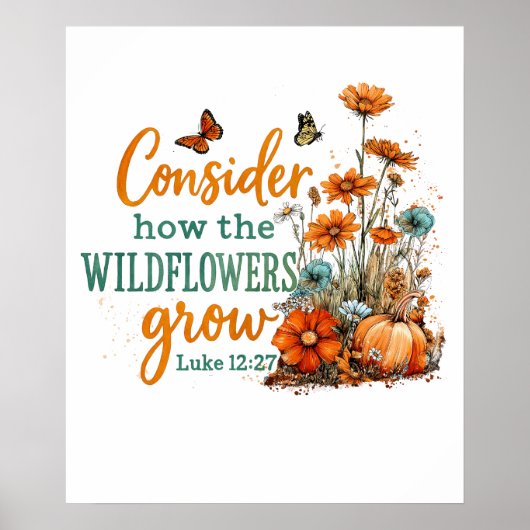 ルカ12:27 ポスター (正面)