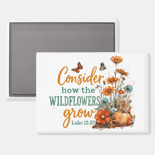 ルカ12:27 マグネット (正面/裏面)