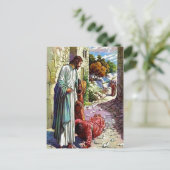 ルカ17:11-19 10人のらい葉書 ポストカード (スタンド正面)