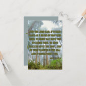 ルカ17:6 KJV聖書聖なる書物、 経典Pic Greeting カード (正面/裏面インサイチュ)