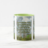 ルカ17:6 KJV聖書聖なる書物、 経典Pic Two-Tone マグカップ (中央)