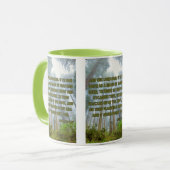 ルカ17:6 KJV聖書聖なる書物、 経典Pic Two-Tone マグカップ (正面左)