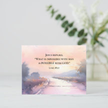 ルカ18:27イエスは神の聖書と共に可能であると答えた