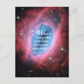 ルカ18:27 ポストカード (正面)