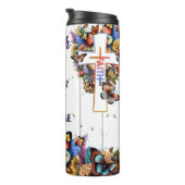 ルカ1:37信仰は事を可能にする タンブラー (回転右)