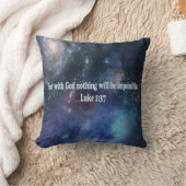 ルカ1:37 クッション (ブランケット)