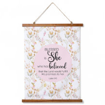 ルカ1:45は賛美彼女の水色ピンクのフローラ