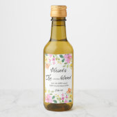 ルカ1:45賛美は女女の聖なる書物、 経典フローラ ワインラベル (正面)