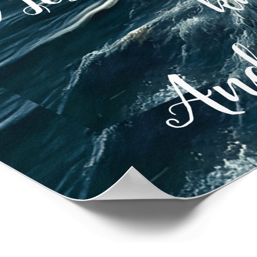 ルカ23:34イエスは言われた、「父よ、彼らを許しなさい ポスター (角)