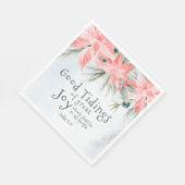 ルカ2:10喜びの良い知素晴らしらせ、クリスマス スタンダードランチョンナプキン (角)