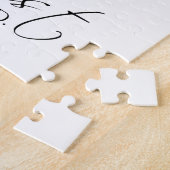 ルカ2:10-11ポインセチア・クリスマス・聖なる書物、 経典 ジグソーパズル (側面)