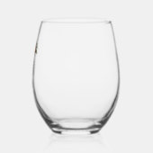 ルカ2:10-11ポインセチア・クリスマス・聖なる書物、 経典 ステムなしワイングラス (左)