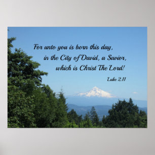 ルカ2:11あなたのために生まれこの日は… ポスター