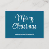 ルカ2:11出生聖なる書物、 経典名刺 コーリングカード (裏面)