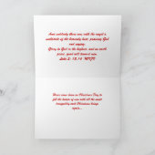 ルカ2:13,14クリスマスカード シーズンカード (内部)