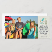 ルカ2:14宗教写真クリスマスカード シーズンカード (正面/裏面)