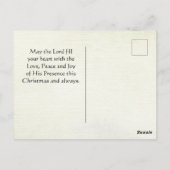 ルカ2 14最高のクリスマスで神に栄光 ポストカード (裏面)