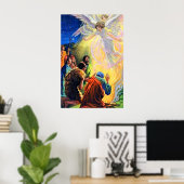 ルカ2:8-14 Angels救い主の誕生のポスター ポスター (ホームオフィス)