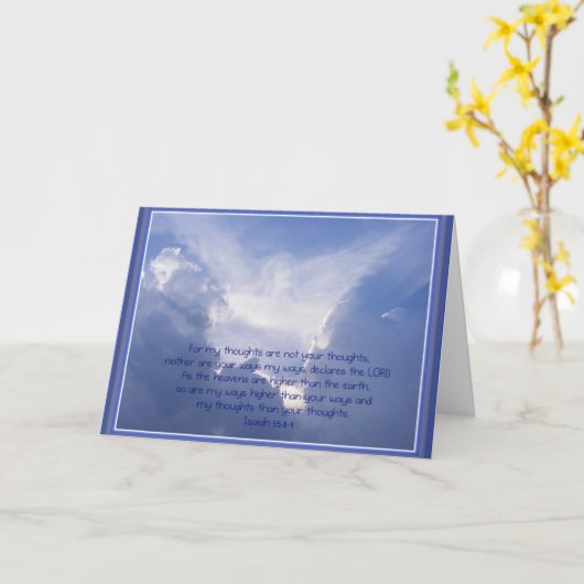 ルカ4:10，天使たちはあなたを見守る，勇気付けられる カード (黄色い花)