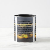 ルカ5:26 KJVバイブル聖なる書物、 経典Pic Two-Tone マグカップ (中央)