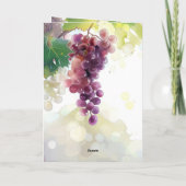 ルカ5:37古いワインキンズの聖句に新しいワイン カード (裏面)