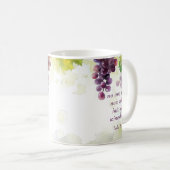 ルカ5:37古いワインキンズの聖句に新しいワイン コーヒーマグカップ (正面右)