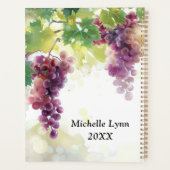 ルカ5:37古いワインキンズの聖句に新しいワイン プランナー手帳 (裏面)