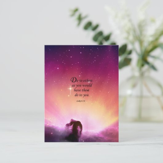 ルカ6:31 ポストカード (スタンド正面)