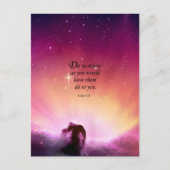 ルカ6:31 ポストカード (正面)