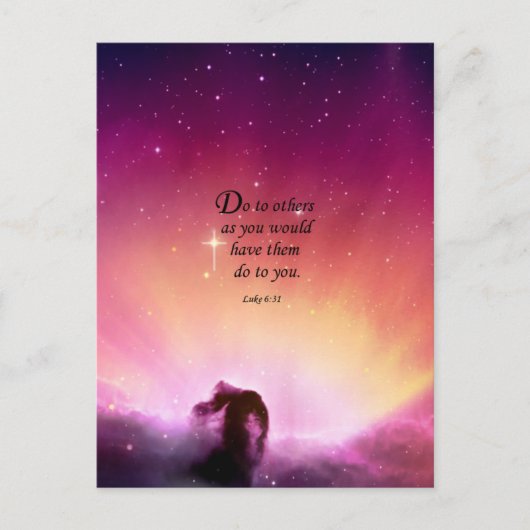 ルカ6:31 ポストカード (正面)