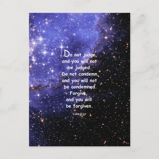 ルカ6:37 ポストカード (正面)